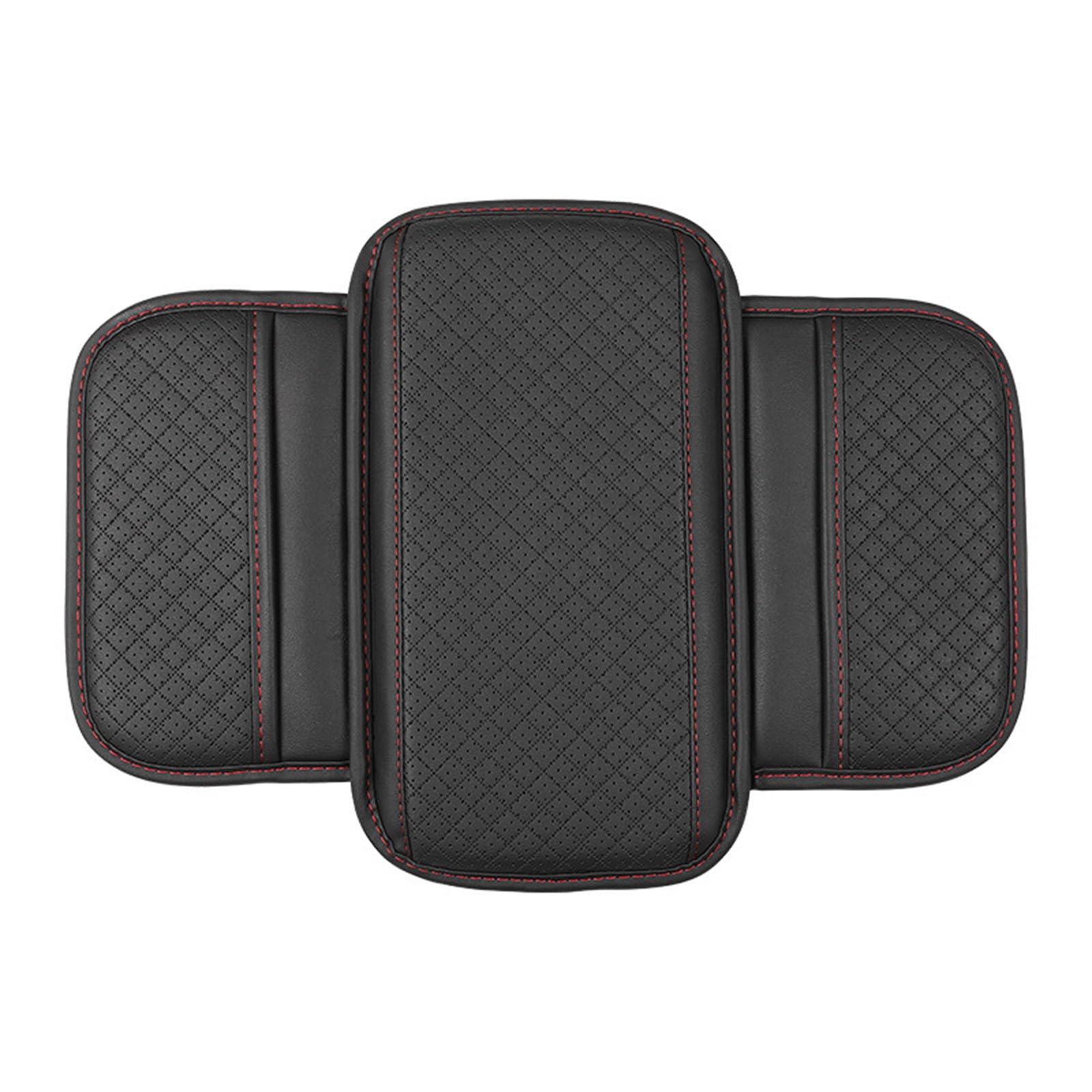 YROHGKPN Leather Car Armrest Cushions Adjustable Car Center Console Pad