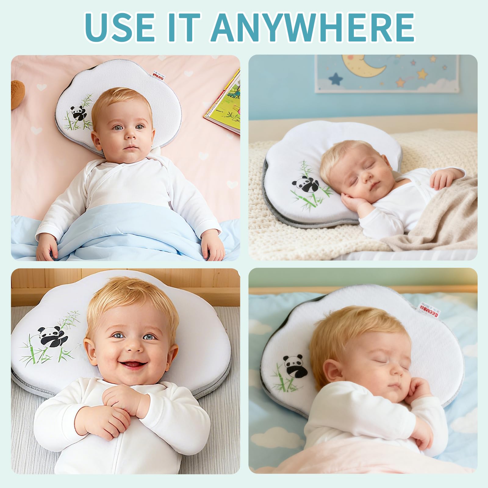Bed Cushion,Skin-Friendly & Breathable, Soft & Cosy, Easy Clean & Machine Washerable Must Have Essential - 5