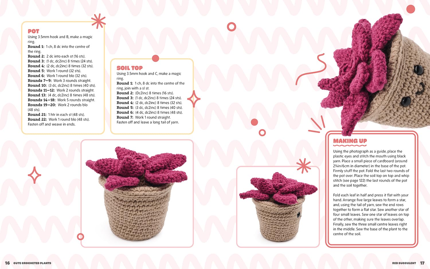 Cute Crocheted Plants: 25 Lovable Crochet Designs      Paperback – March 17, 2026