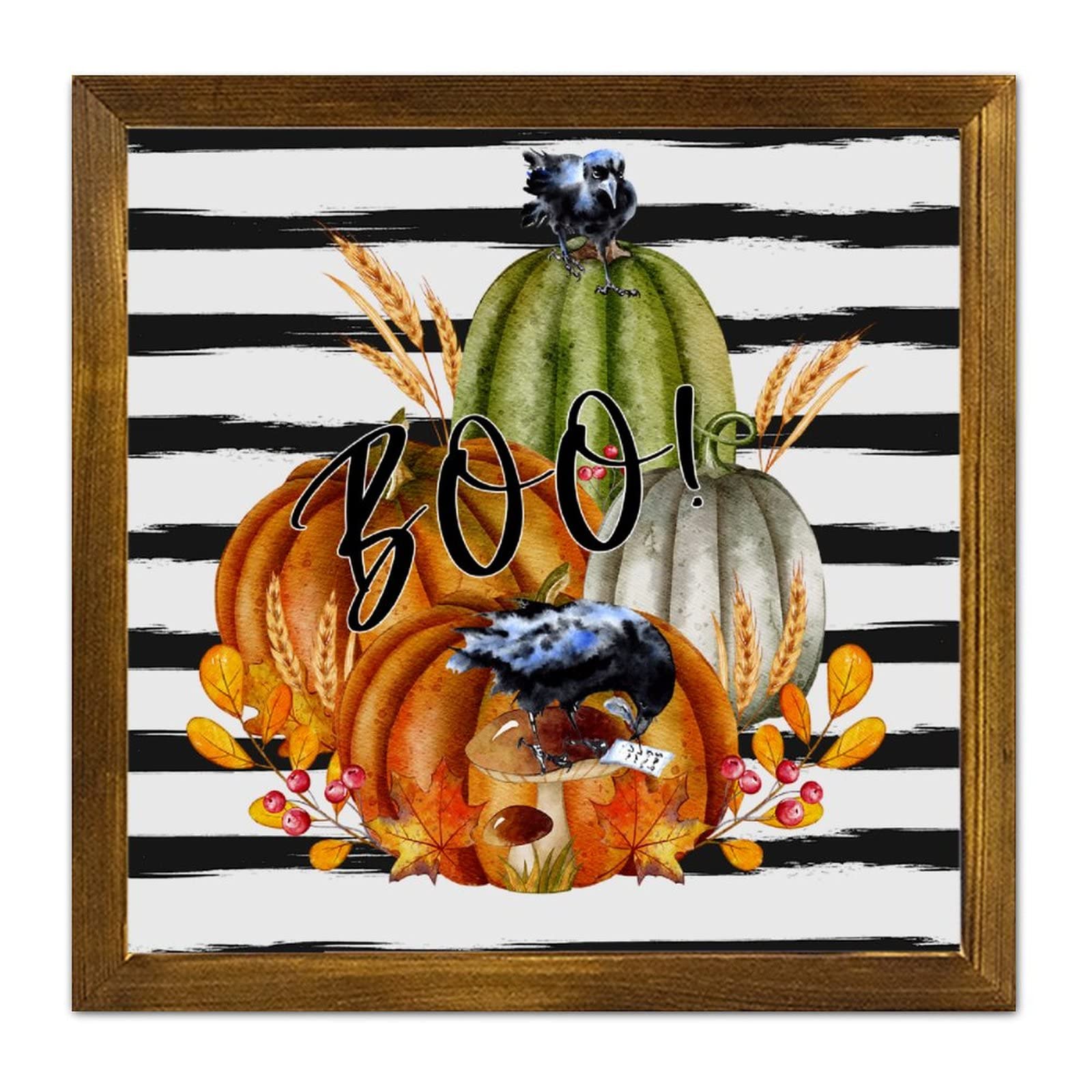 Panneau en bois Halloween pour créer des souvenirs chaleureux en famille cet automne