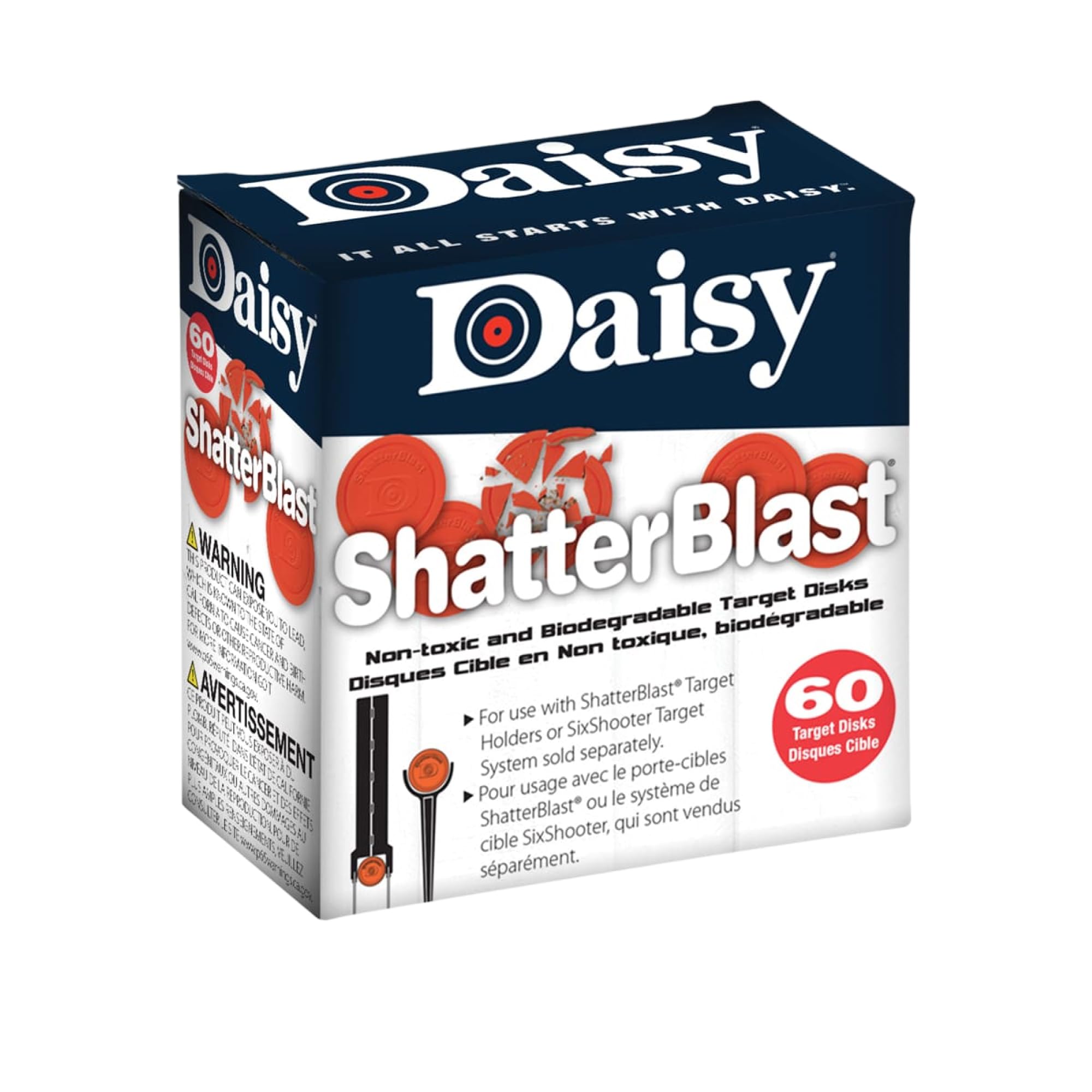 Gamo Daisy Shatterblast Refill Disks, 60 Pack