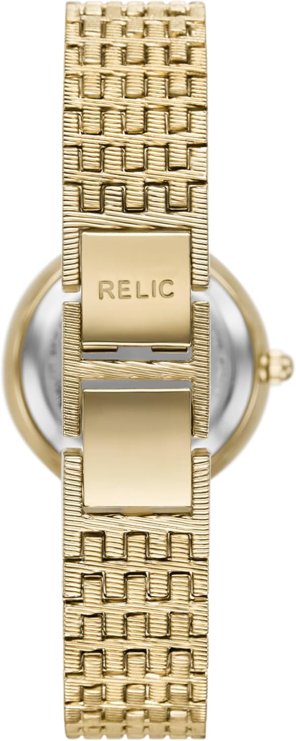 RELIC by Fossil Women's Chloi Three-Hand Gold-Tone Alloy Watch (Model: ZR37309) - Image 2