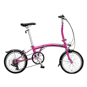 Amazon | 折りたたみ自転車 シマノ7段変速 スタンド付 英国