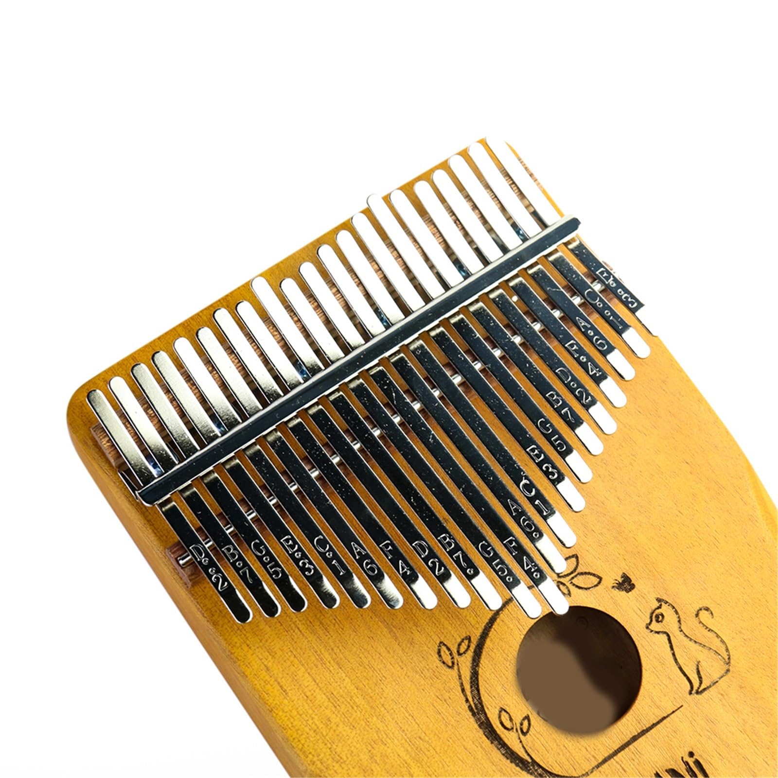 Kalimba 21 Klawiszowy Przenośny Drewniany Instrument Fortepianowy Dla Początkujących