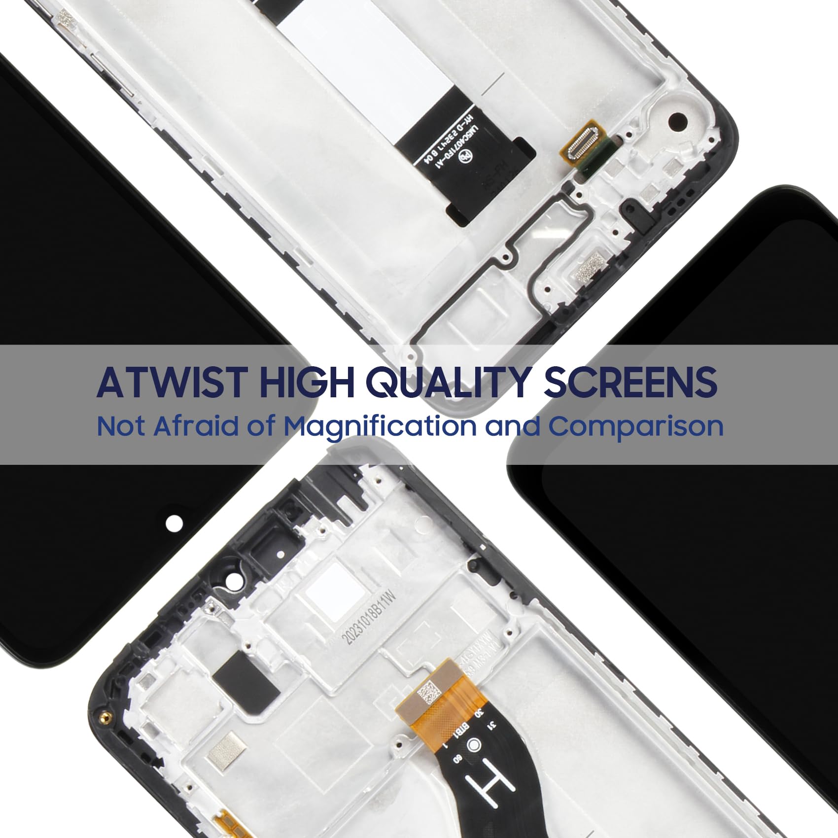 Schermo per Xiaomi Redmi 13C LCD Display - per Redmi 13C LCD Touch Screen Digitalizzatore per Redmi 13C 6.74” Schermo di Ricambio 23100RN82L 23106RN0DA 23108RN04Y Vetro Assemblaggio con Cornice