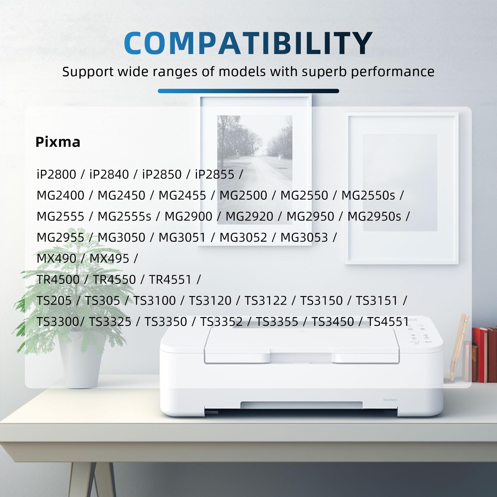 Cartucce 545 546 XL, Cartuccia PG-545XL CL-546XL Compatibile con Cartucce Canon 545 546, PG-545 Nero CL-546 Colore per Canon Pixma TR4550 MG2550s MG2550 MG3050 IP2850 MX490 MX495 TS3350 TS3150