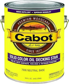 Cabot VOC Solid Color Oil-Based Decking Stain