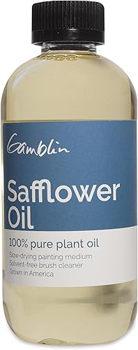 Gamblin Aceite de cártamo botella de 8.5 oz