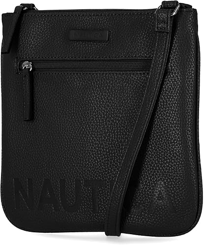 Nautica Lakeside Signature Jaquard North South Crossbody Bag
