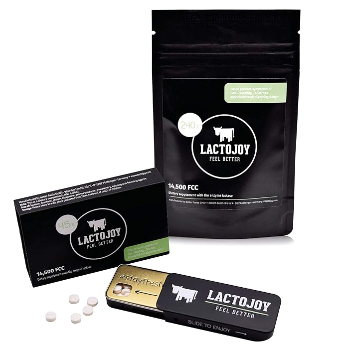 Buy LactoJoy Lactase Pills Bundle of 45 Pcs. and Refill Pack I Powerful