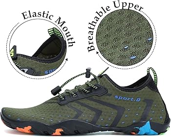 Escarpines Hombre Mujer - Antideslizante Secado Rápido con 7/9 Agujeros de Drenaje2