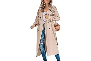 Women's Long Trench Coat: Stay Chic and Dry in Style