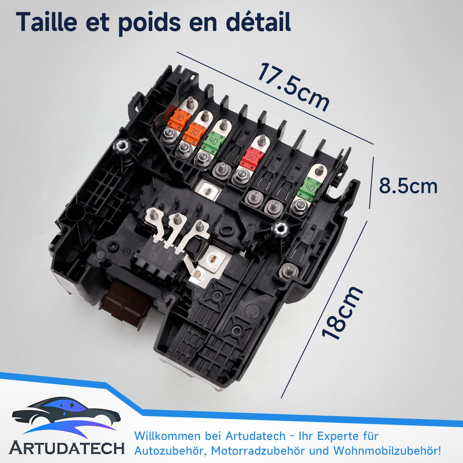 modulo fusibili tensione 9675350380 pezzo di ricambio compatibile con Citroën C4 Picasso compatibile con Peugeot 3008 5008