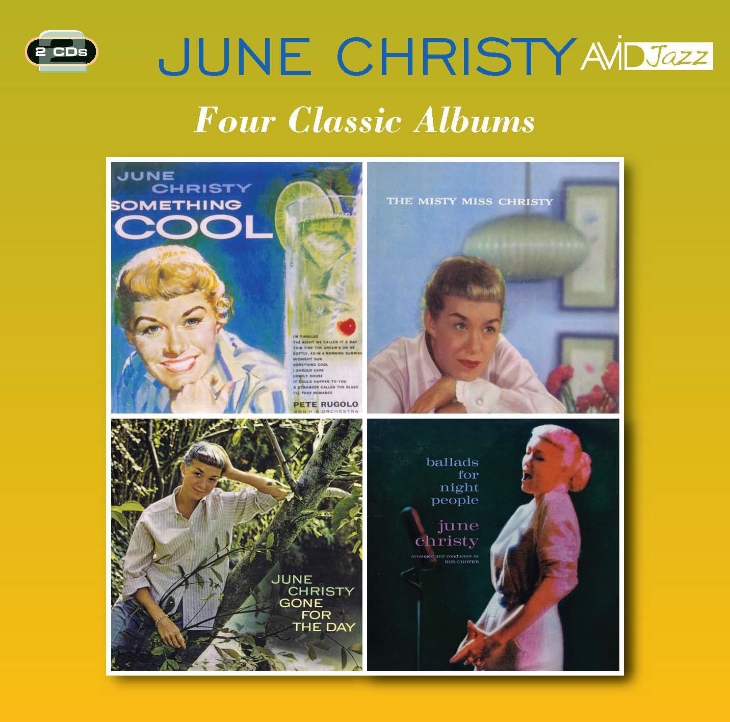 June Christy Four Classic Albums 2-CD NEW SEALED 2018 Remastered