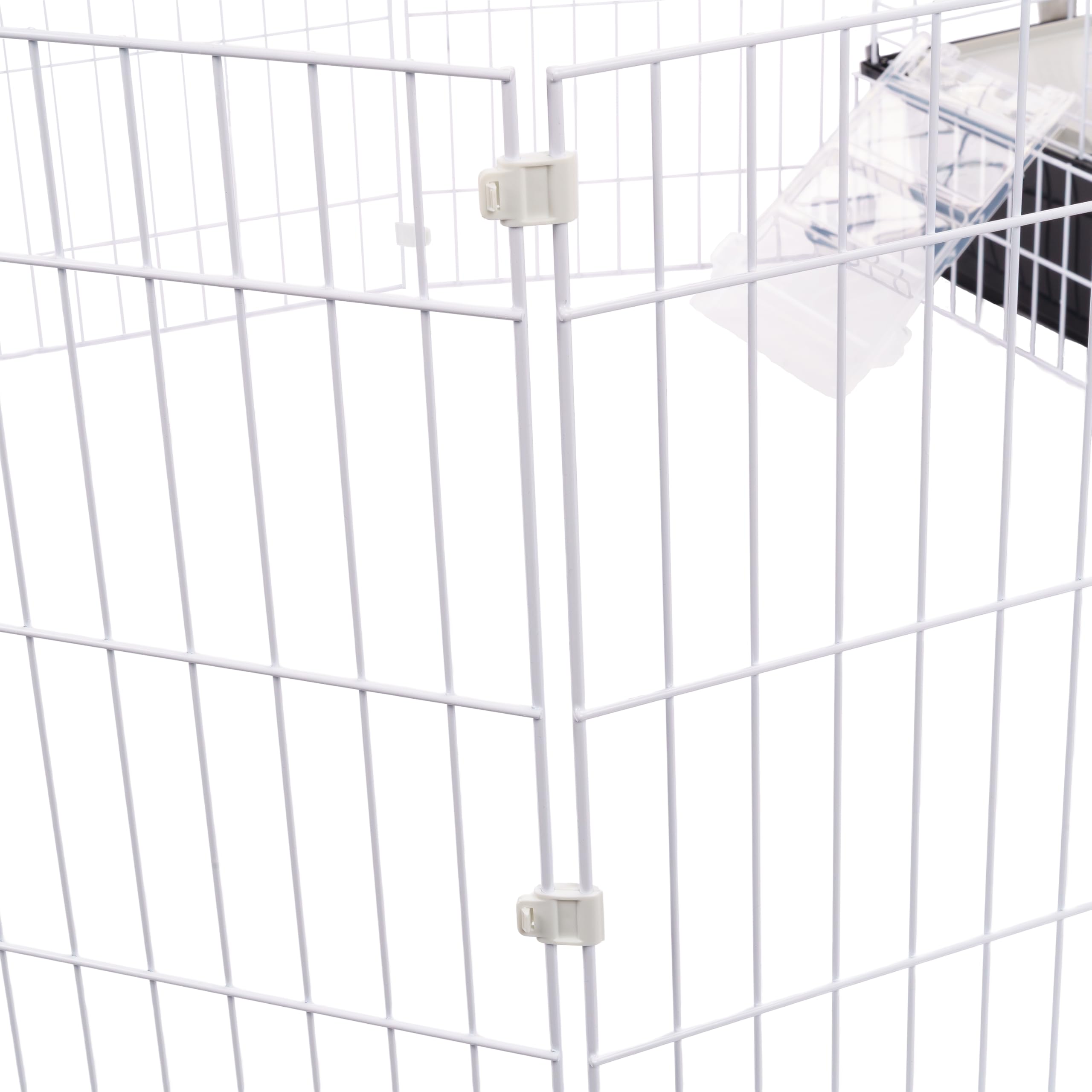 Ferplast Jaula Conejo PARKHOME 100, Jaula para Cobayas Conejos, con Recinto para Conejos, Valla para Mascotas, Casita Conejo y Bebedero, 95 x 177,5 x h 56 cm, de Plástico con Techo Abrible