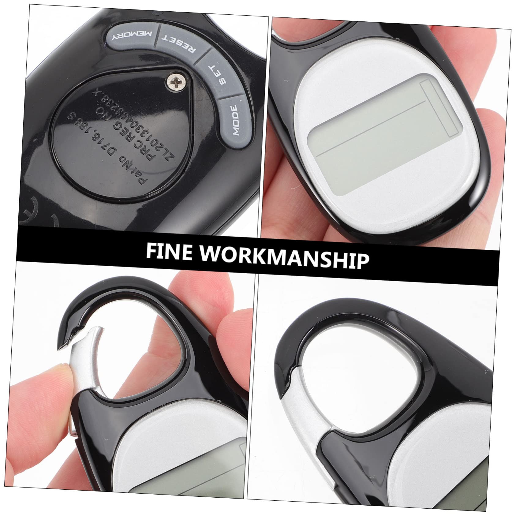 TOYANDONA Pédomètre Marcher Portable Compteur De Pas Simple Comptoir avec pour Compteur De Marche 3D Compteur De Pas d'escalade Compteur De Marche Pratique Abdos