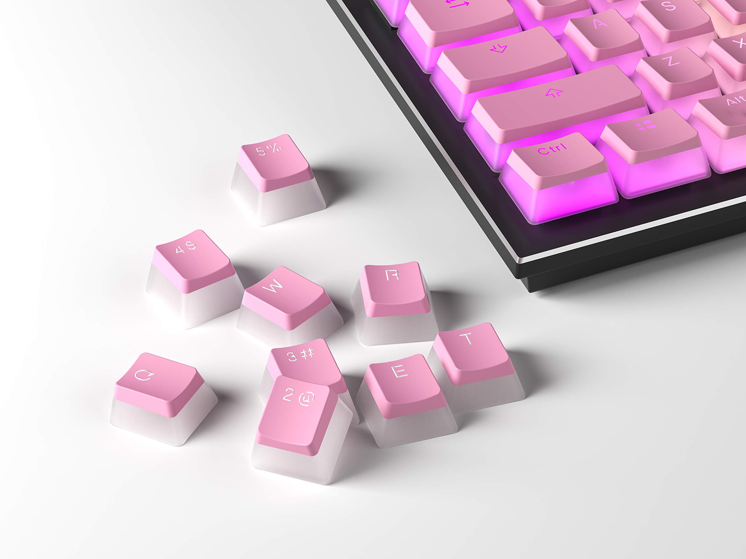 Buy HK Gaming Pudding Keycaps Set Doubleshot PBT Keycap Set Full