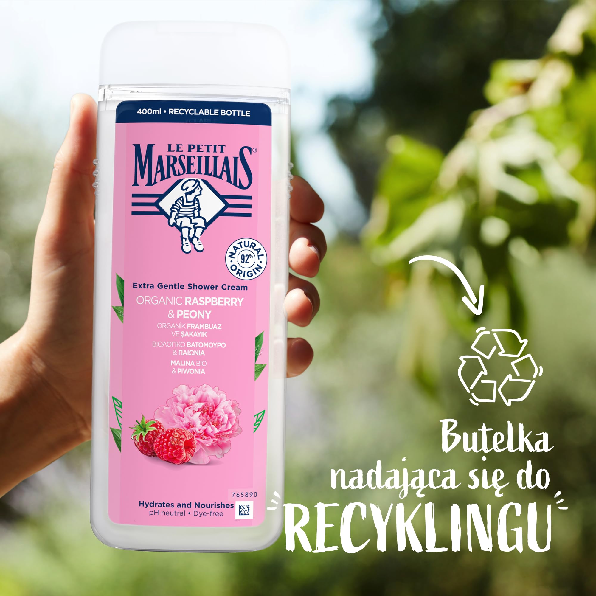 Le Petit Marseillais Frambuaz ve Şakayık Duş Jeli 400 Ml