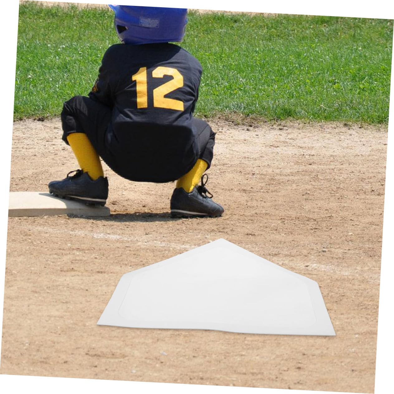 JOINPAYA 3Pcs Baseball Pitcher Mat Durable Pitcher Markers for Lightweight Baseball Training Plates for Enhanced Technique and Accuracy the Field