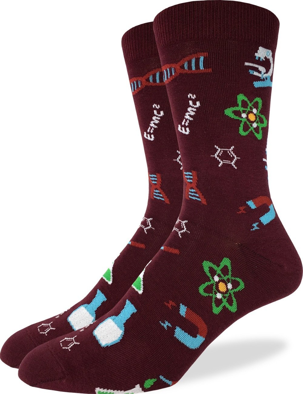 Good Luck SockMen's Math & Science Socks, Adult