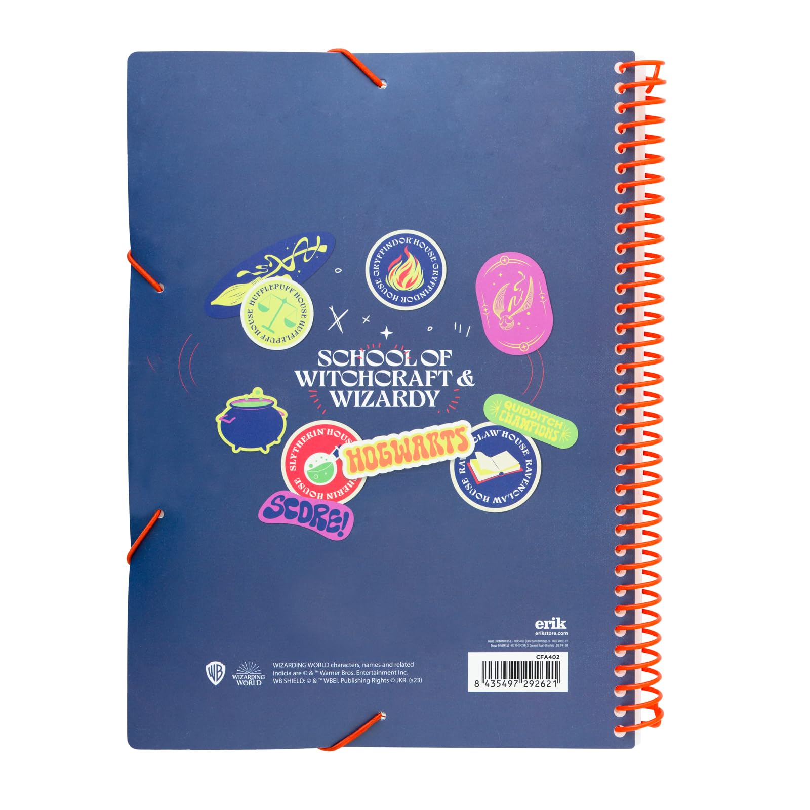 Portalistino Harry Potter A4 - Raccoglitore Con 30 Buste Trasparenti, Elastico E Design Ufficiale, 32x25.5cm - Foto 12