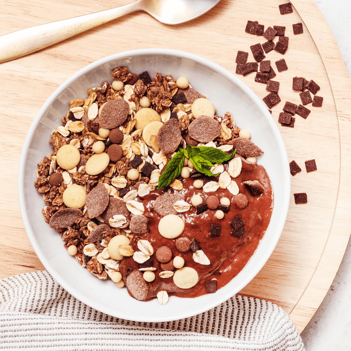 mymuesli 6er Schoko-Mix BIO Müsli (6x 575g) mit Chocolate, Super Choc, Choco Brownie, Choco Banana, Berry White Choc und Raspberry Dark Choc - Ohne Palmöl
