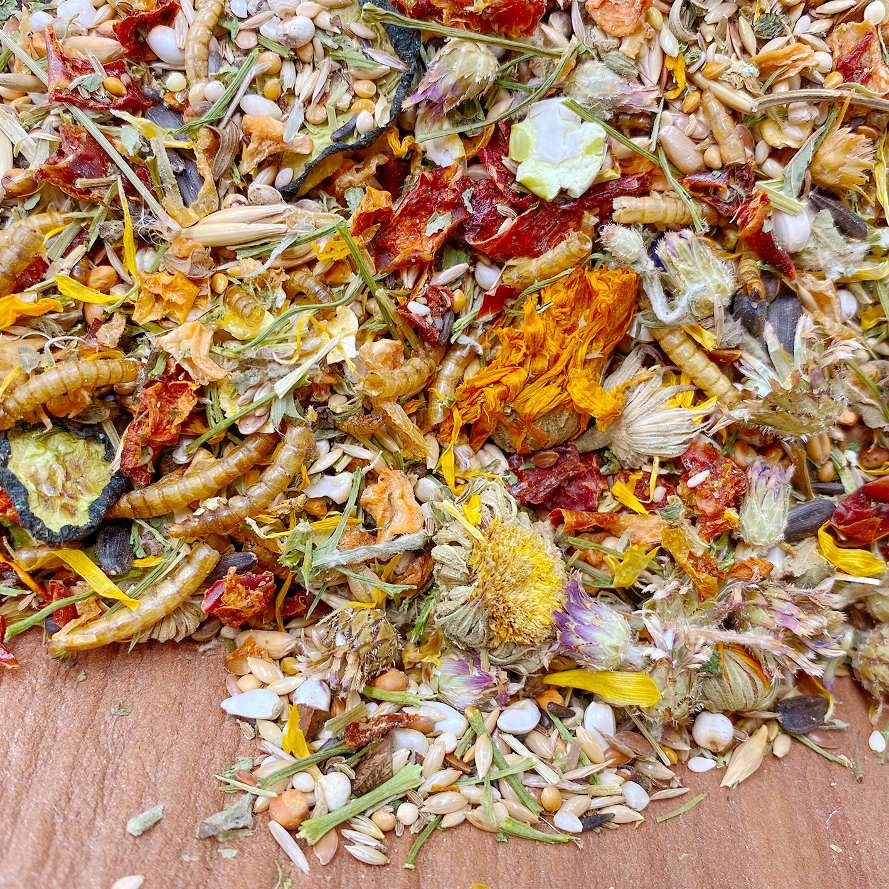 Mixerama Rennmäuse Gourmet Menü - artgerechtes Mäusefutter für die Rennmaus Gerbil ohne Pellets Kleintierfutter Alleinfutter Größe 500 g