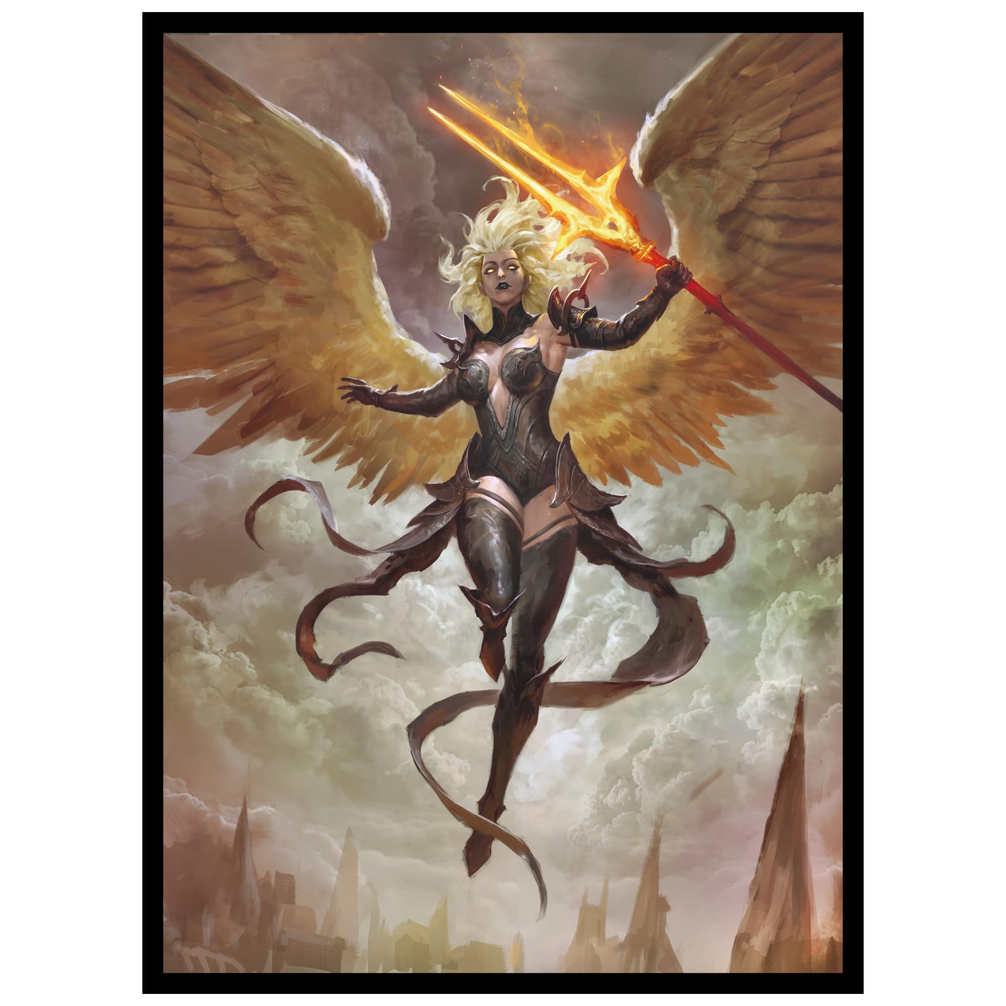 100ct Matte TCG/MTG Card Art Sleeves (Angel)