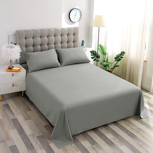 Miniatura 2 de Juego de sábanas de 4 piezas con bolsillo profundo, sábanas de microfibra súper suaves, sin arrugas, sin decoloración, resistente a las manchas,