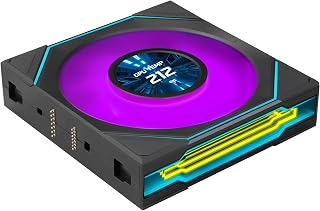 Lian Li UNI Fan SL-INF LCD Flex 120mm Reverse Blade ARGB Fan, Single Pack, Controller Not Included, Black (12RSLIND1F1B)