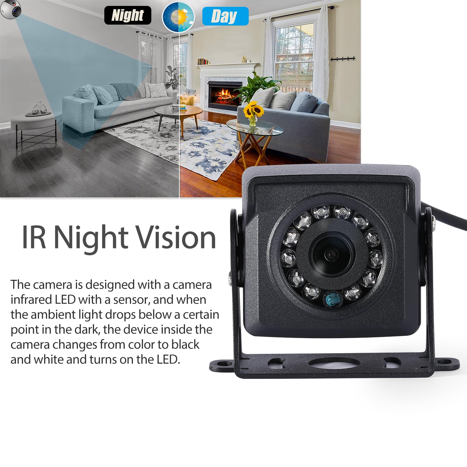 HD 5MP IP65 impermeabile POE IP Camera, 12 pezzi LED IR visione notturna, 3,6 millimetri lente Mini Indoor sicurezza Video CCTV Camera H.265/H.264 (I704-2-P-HSV6)