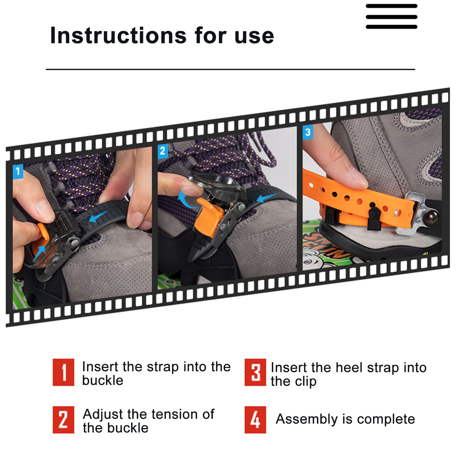 Raquettes à Neige pour Enfants, Chaussures à Neige Tout Terrain Légères en Alliage D'aluminium avec Fixations Réglables pour Garçons et Filles Jusqu'à 100 LB