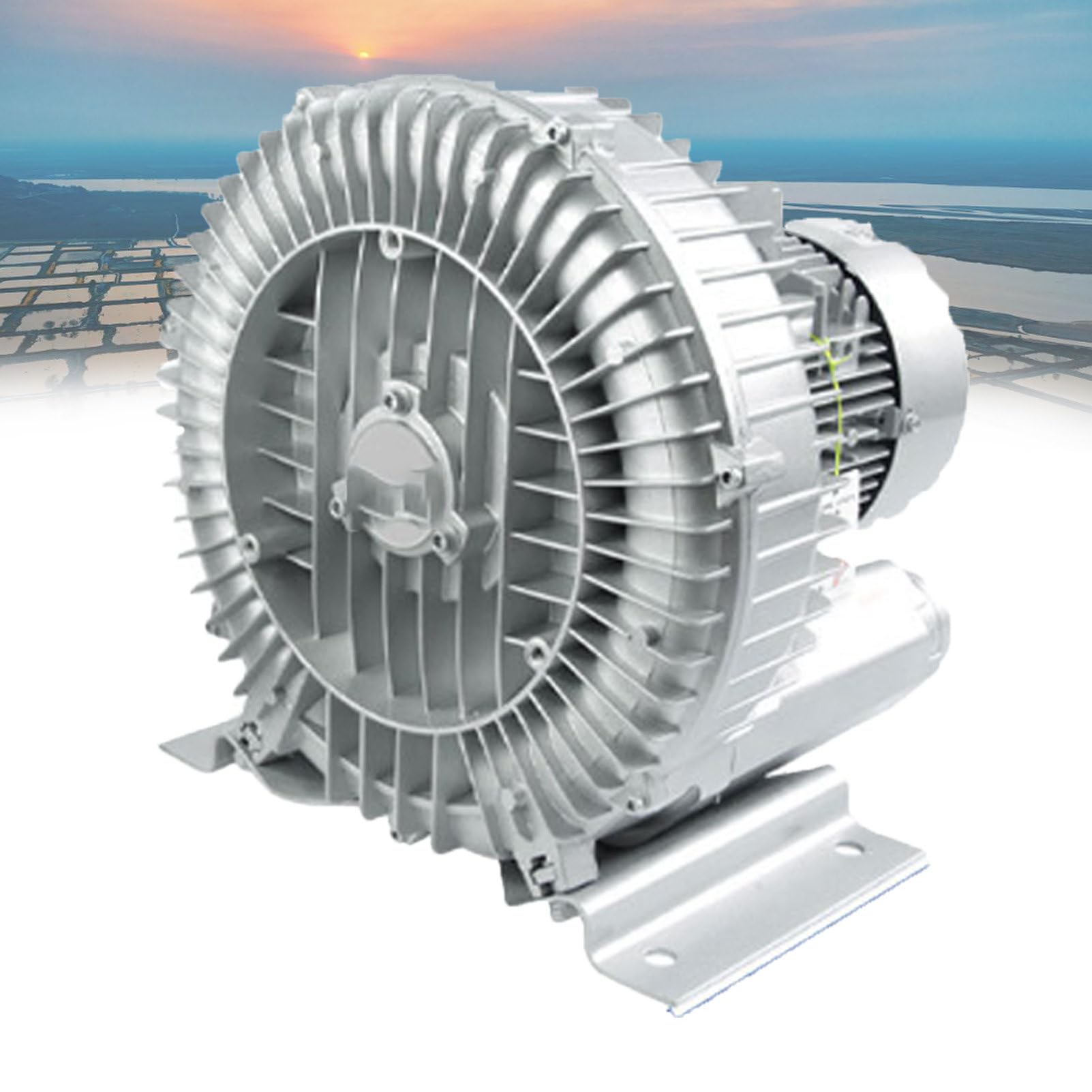 Pvxa Ide Channel Centrifugal Blower,Large Airflow Type High-Pressure Vortex Ring Blower, Regenerative Blower, for Air Blowing or Suction ThreePhase-1500W2HP
