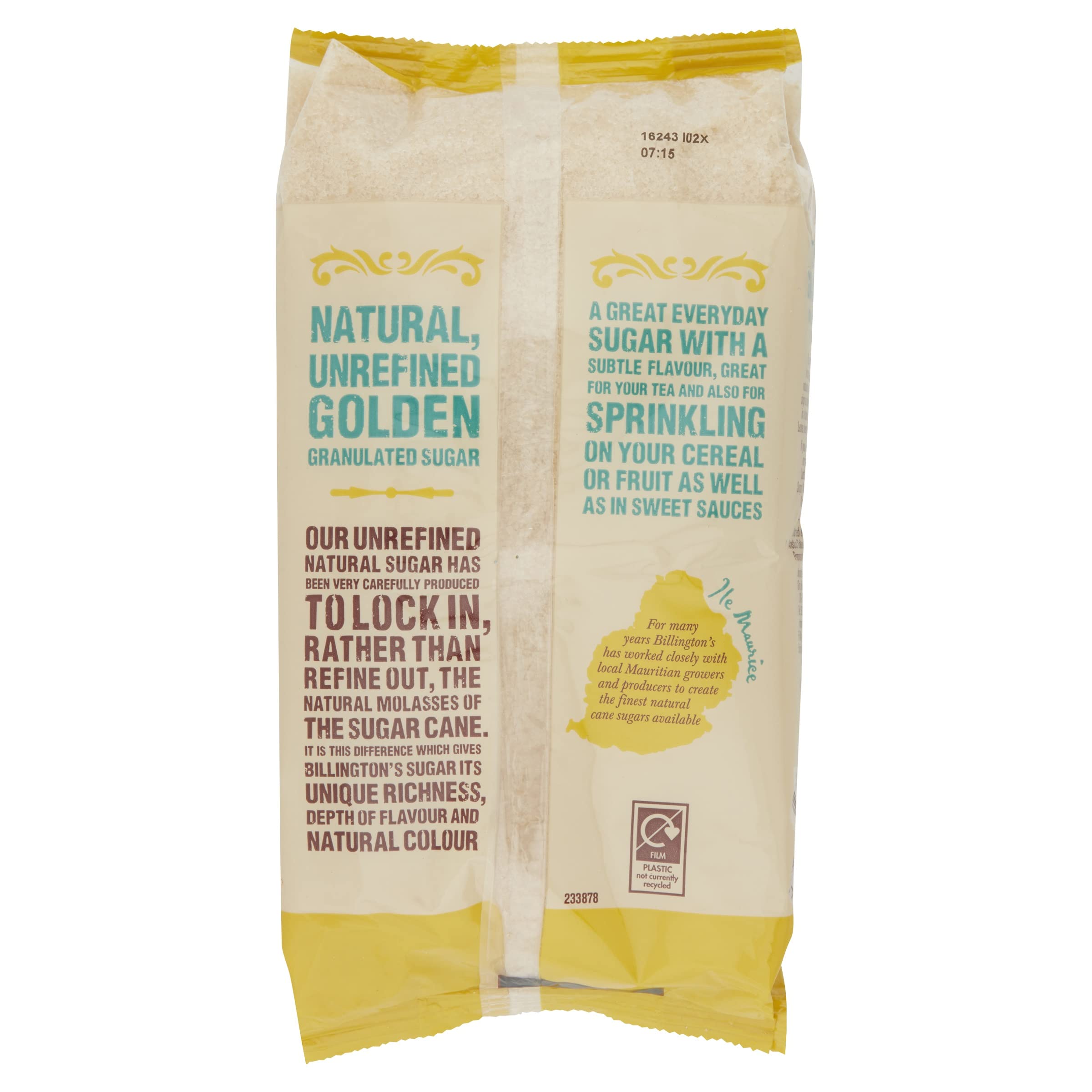 Billingtons Golden Granulat Zucker 1kg (Multipack: 10x1kg)