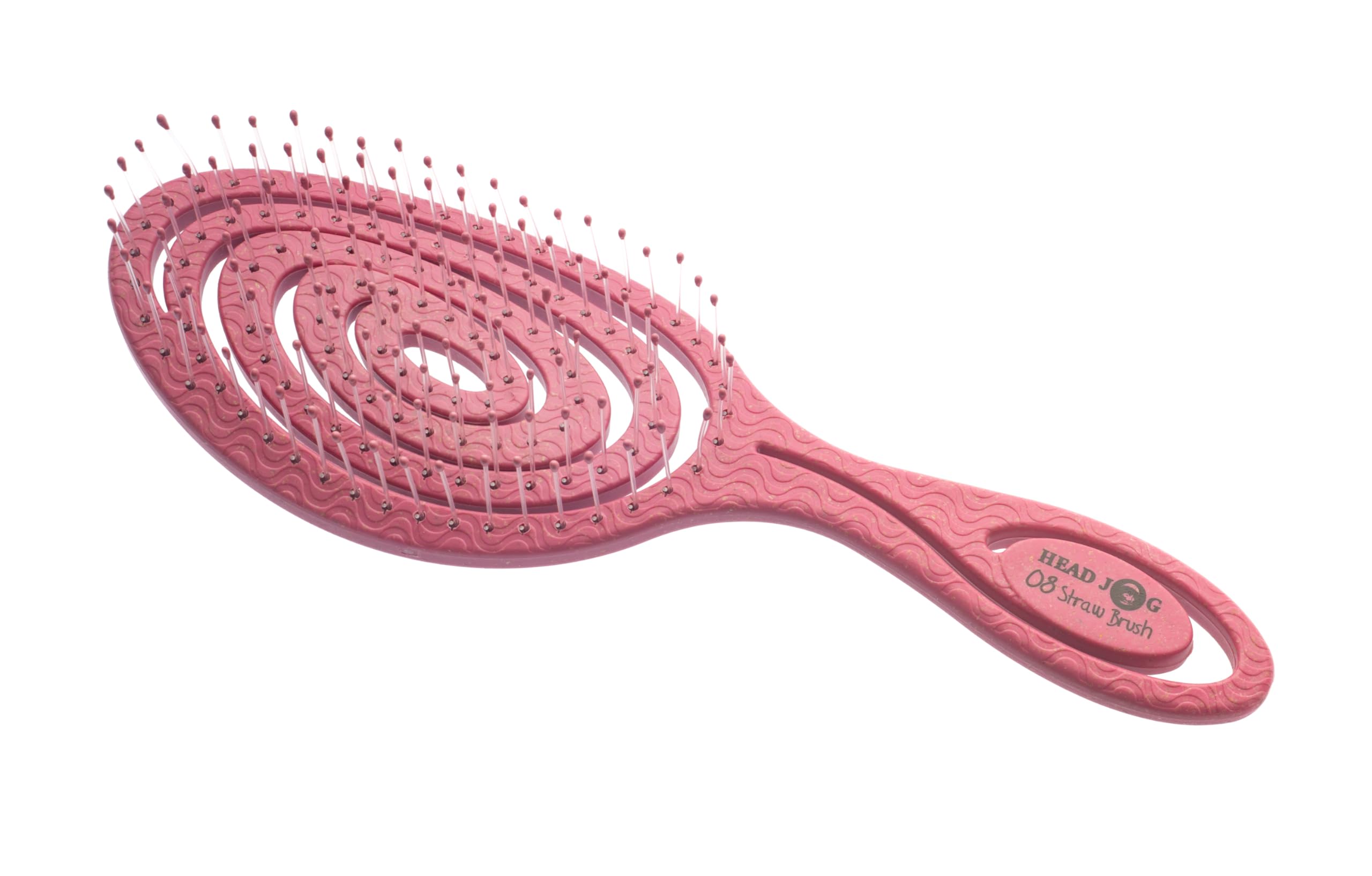 Head Jog 08 Paddle Brush Flexible Soft Pin Bristles