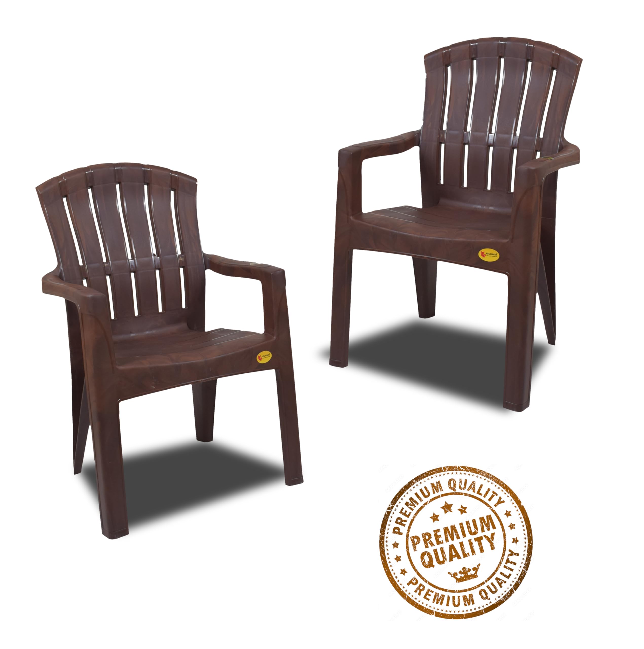 Comfort Creation Highway Spine Heavy Duty Size Chair (Heavy Duty Weight Bearing Capacity 200 kg) Pack of 2-image-14