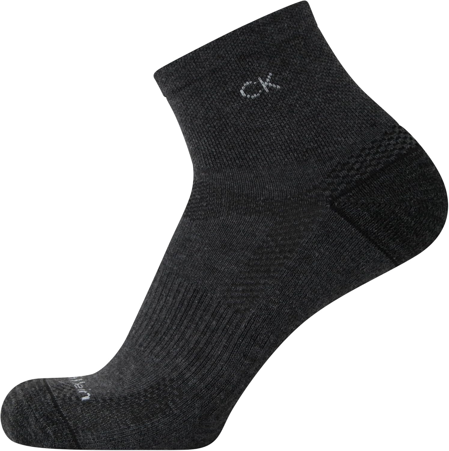 Calvin Klein Mens Quarter Socks - 12 Pack Athletic Performance Cushioned Comfort Ankle Socks for Men (Sizes: 7-12)
