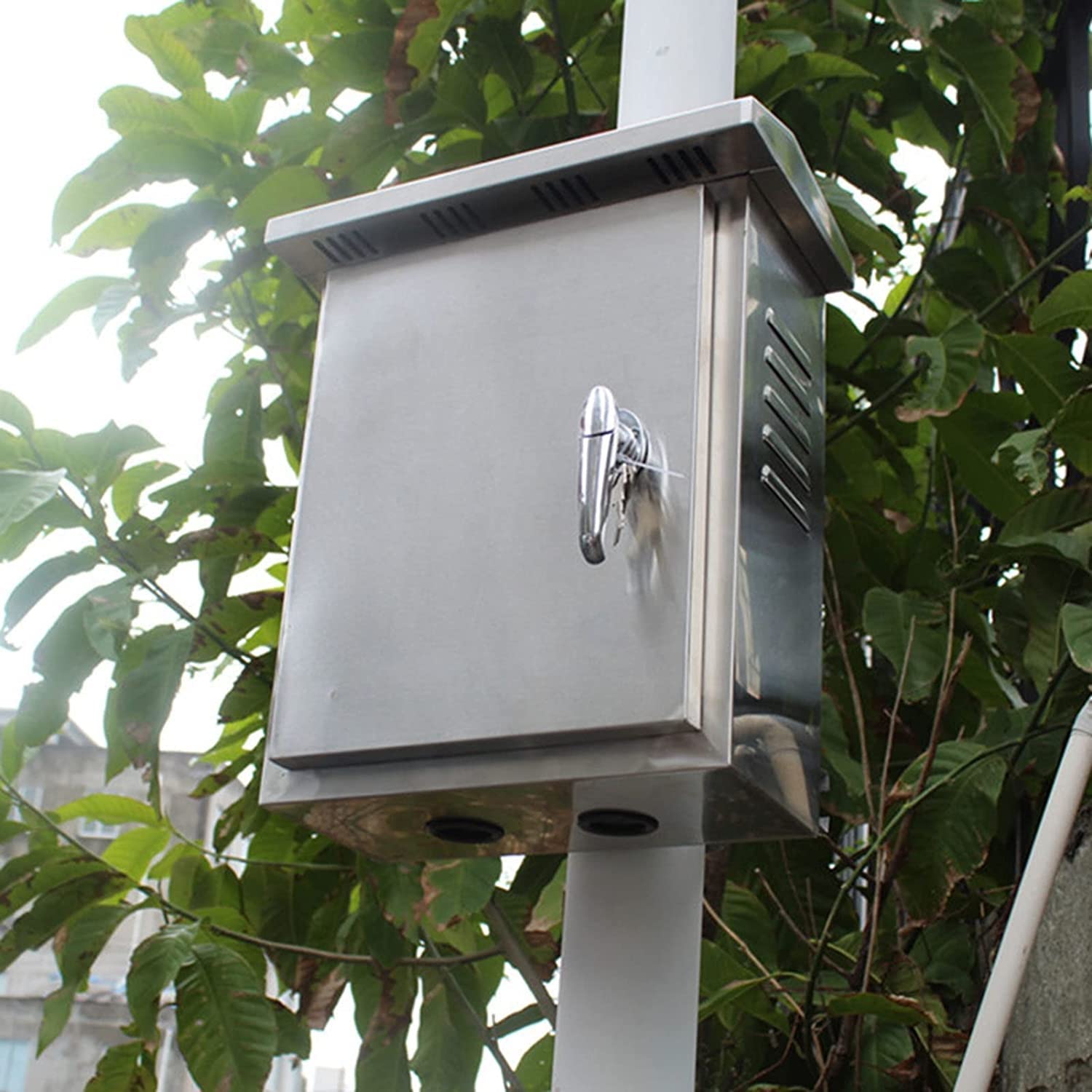 Aioneer Waterproof Stainless Steel Junction Box, Metal Electrical Enclosure For Outdoor Use, 304 Distribution Box For New Energy Charging Pile, 50*W36*H60Cm