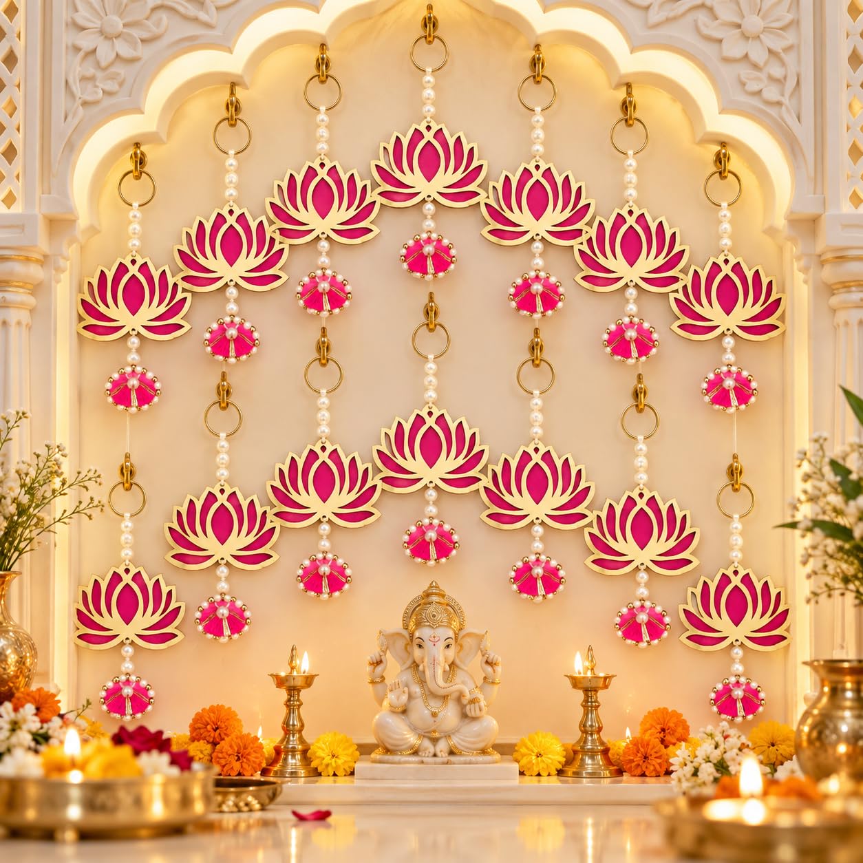 Diwali Ganesh Wall Hanging - Traditional Home Decor -10
