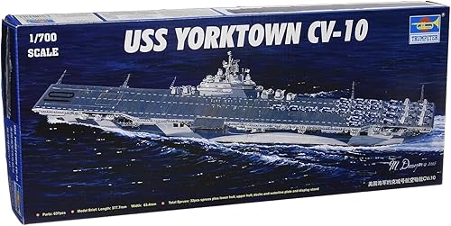 Trumpeter 1700 USS Yorktown CV10 Kit de modelo de portaaviones
