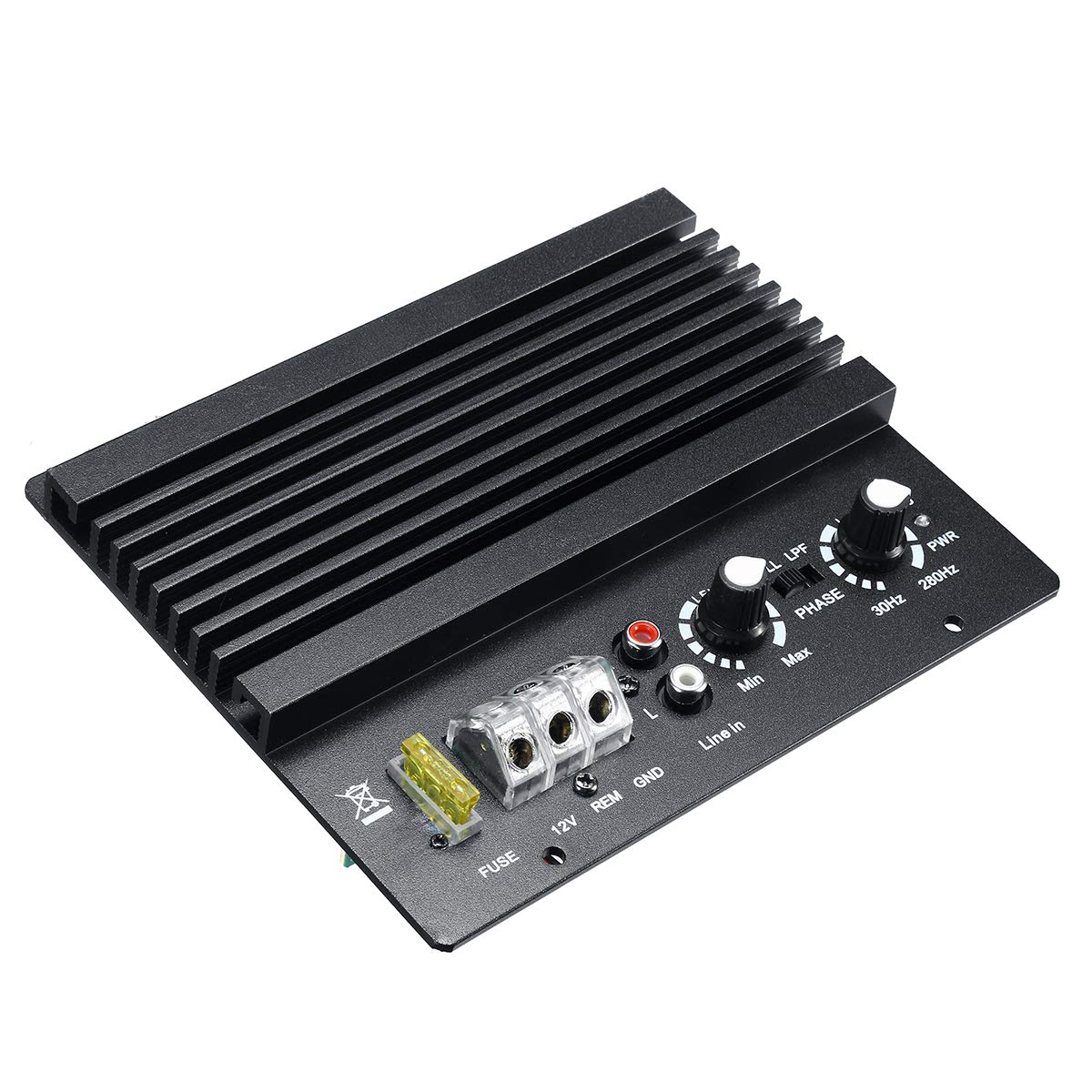 Scheda Amplificatore Auto 12V 300W – Subwoofer Digitale Mono In Alluminio, 4-8 Ohm, Per Woofer Da 8 A 12 Pollici