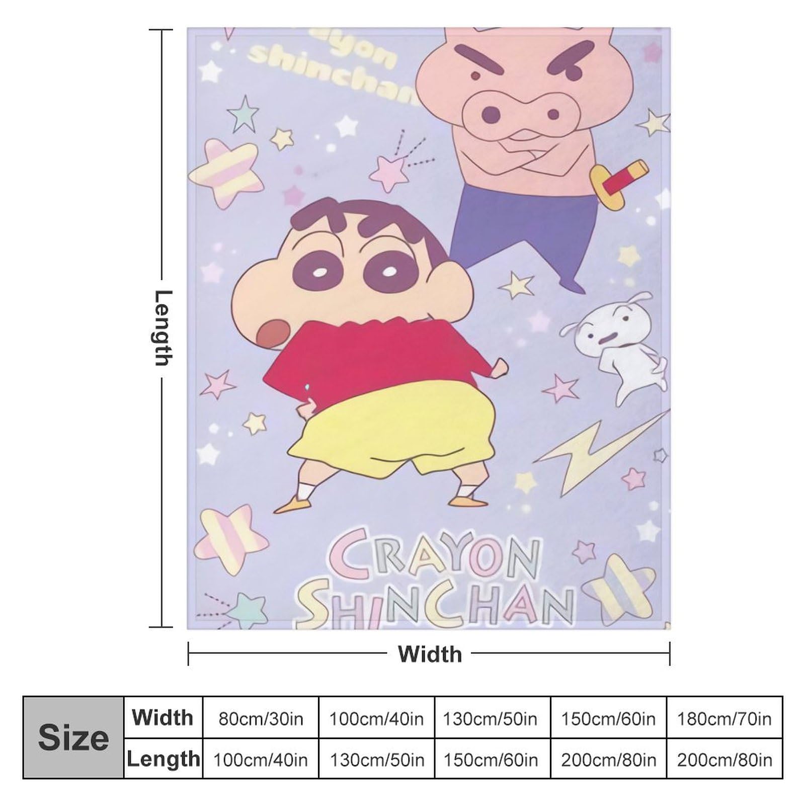 Amazon｜クレヨンしんちゃん ぶりぶりざえもん 毛布 ブランケット 夏用