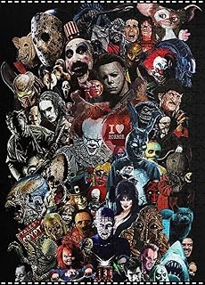 Comprar Puzzle 1000 Piezas, Terror Personaje Familia Retro Añejo Puzle Niños Desafío Cerebral Juegos Familiares DIY Puzzle Infantil para Regalo Diversión