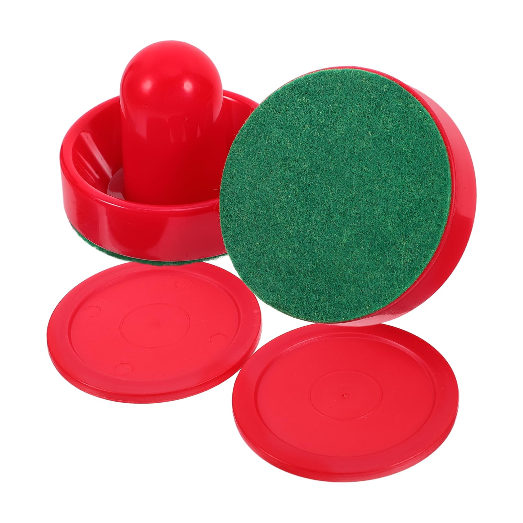 BESTonZON 5ensembles Set De Poussoirs De Hockey sur Glace Kit De Table De Hockey Interactif avec Rondelles Poussoir Rondelles pour Amusement Famille Et Soirées