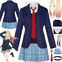 Anime My Dress Up Darling Season 2 Kitagawa Marin Cosplay Costume Outfit Gojo Wakana Role Play Uniform Full Set Halloween Party Carnival Dress Up Suit with Wig for Women