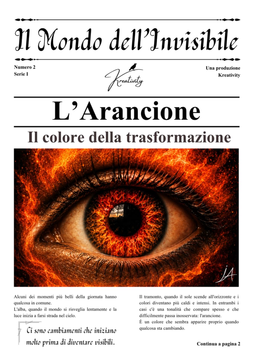 L'Arancione (Il Mondo dell'Invisibile)