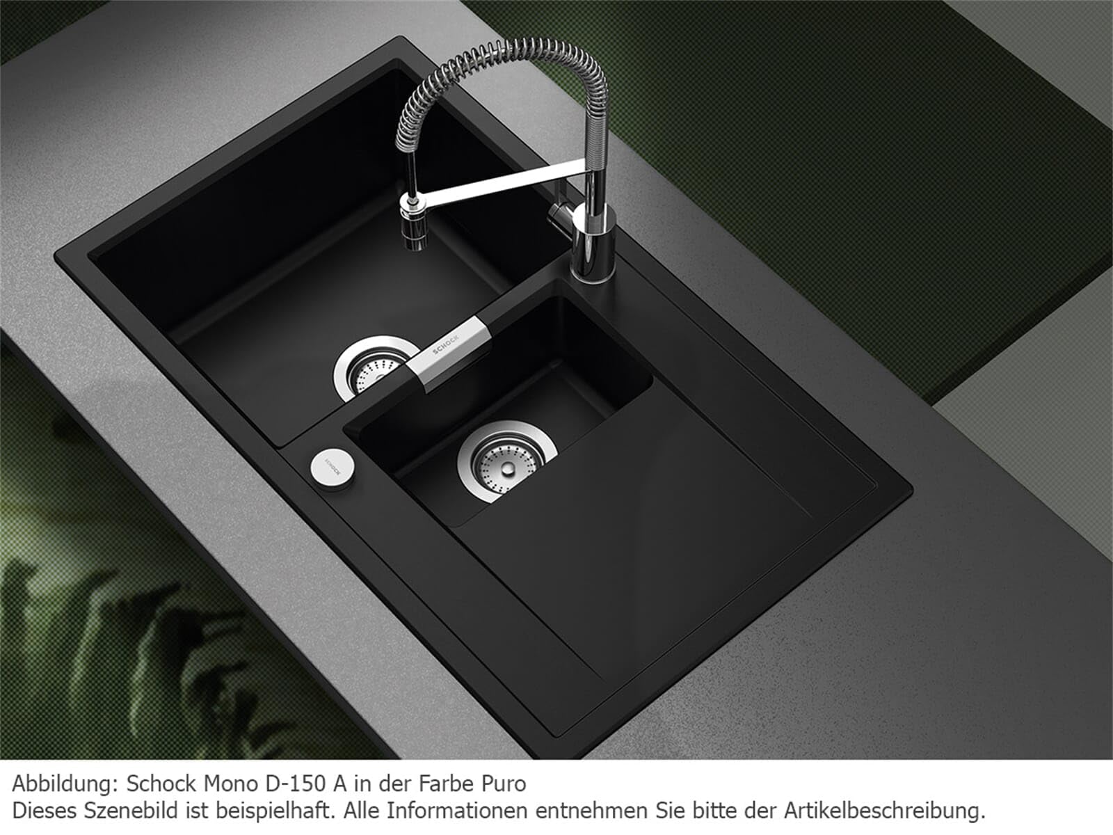 Schock Mono D-150 A Polaris - MOND150APOL Granitspüle