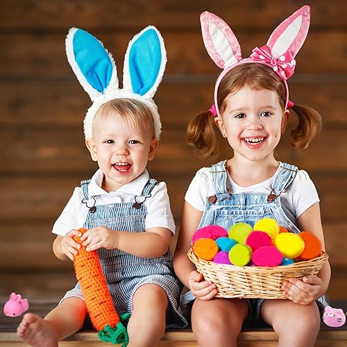 Miniatura 7 de 24 huevos de Pascua rellenos de juguetes esponjosos, rellenos de cesta de Pascua para niños y niñas, relleno de huevos de Pascua de plástico, cosas