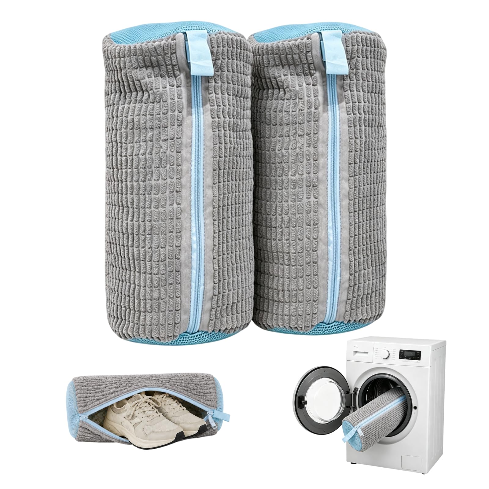 2PCS Shoe Washing Machine Bag for Washing Machine, Shoes Cleaning Bag