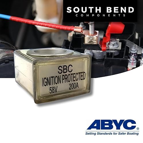 Miniatura 15 de South Bend Components Paquete combinado de fusible de batería de 250 A (MRBF) y bloque de terminales, 58 V CC máximo, IP66, protección contra